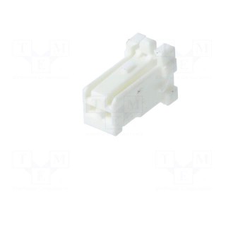 Plug | wire-wire/PCB | female | PNI | 2mm | PIN: 2 | w/o contacts | 100V | 3A