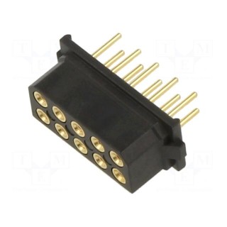 Socket | PCB-cable/PCB | female | Datamate L-Tek | 2mm | PIN: 10 | THT