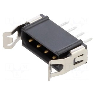 Socket | PCB-cable/PCB | male | Datamate L-Tek | 2mm | PIN: 4 | THT | 800V