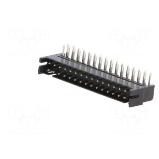 Socket | wire-board | female | DF11 | 2mm | PIN: 32 | THT | on PCBs | tinned