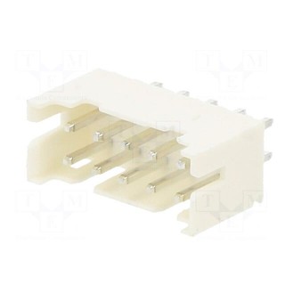 Socket | wire-board | male | 2mm | PIN: 10 | THT | 100V | 2A | straight