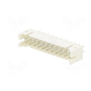 Socket | wire-board | male | 2mm | PIN: 22 | THT | 100V | 2A | straight