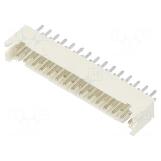 Socket | wire-board | male | 2mm | PIN: 30 | THT | 100V | 2A | straight