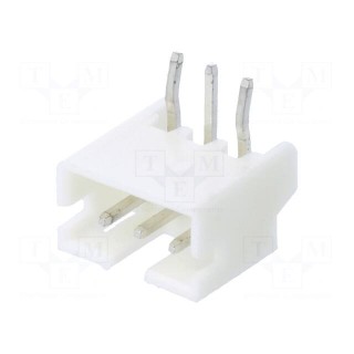 Socket | wire-board | male | 2mm | PIN: 3 | THT | 100V | 2A | tinned | -25÷85°C
