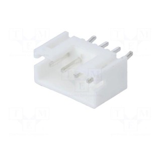 Socket | wire-board | male | 2mm | PIN: 4 | THT | 100V | 2A | tinned | -25÷85°C