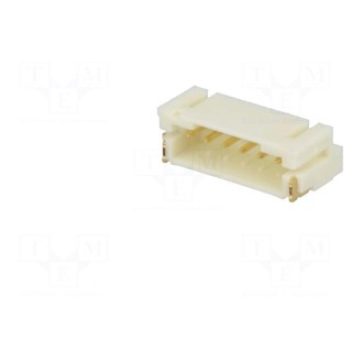 Socket | wire-board | male | 2mm | PIN: 6 | SMT | 1A | tinned | -25÷85°C | 100V