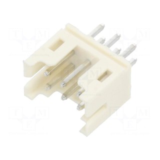 Socket | wire-board | male | 2mm | PIN: 6 | THT | 100V | 2A | straight
