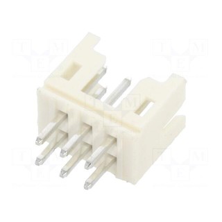 Socket | wire-board | male | 2mm | PIN: 6 | THT | 100V | 2A | straight