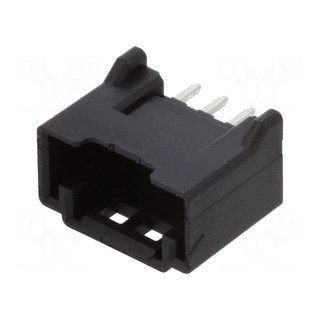 Socket | wire-board | male | DF51K | 2mm | PIN: 4 | THT | on PCBs | 250V | 2A