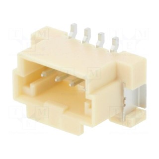 Socket | wire-board | male | DuraClik | 2mm | PIN: 4 | SMT | 3A | -40÷105°C