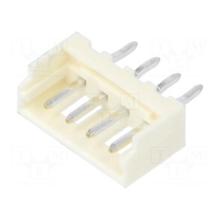 Socket | wire-board | male | Micro-Latch | 2mm | PIN: 4 | THT | on PCBs | 2A