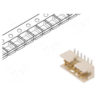 Socket | wire-board | male | Minitek | 2mm | PIN: 12 | SMT | on PCBs | 2A