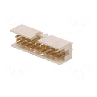 Socket | wire-board | male | Minitek | 2mm | PIN: 18 | THT | on PCBs | 2A