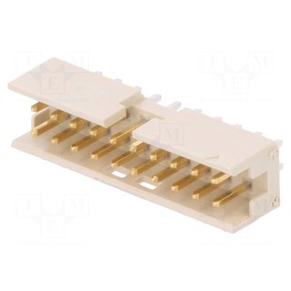 Socket | wire-board | male | Minitek | 2mm | PIN: 20 | THT | on PCBs | 2A