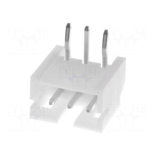 Socket | wire-board | male | PH | 2mm | PIN: 3 | THT | 100V | 2A | -25÷85°C
