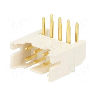Socket | wire-board | male | PHD | 2mm | PIN: 8 | THT | gold flash