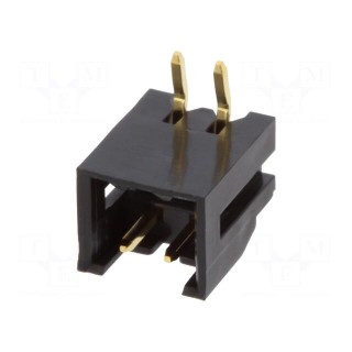 Socket | wire-wire/PCB | male | DF3 | 2mm | PIN: 2 | THT | on PCBs