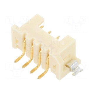 Socket | wire-wire/PCB | male | DF3 | 2mm | PIN: 4 | SMT | on PCBs | 1000pcs.