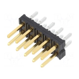 Socket | wire-wire/PCB | male | Milli-Grid | 2mm | PIN: 10 | THT | on PCBs