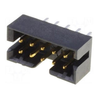 Socket | wire-wire/PCB | male | Milli-Grid | 2mm | PIN: 10 | THT | on PCBs