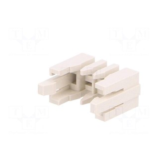 Connector accessories: cable clamp | DF1 | 2.5mm | PIN: 3 | Layout: 1x3