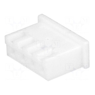 Plug | wire-board | female | XH | 2.5mm | PIN: 4 | w/o contacts | for cable