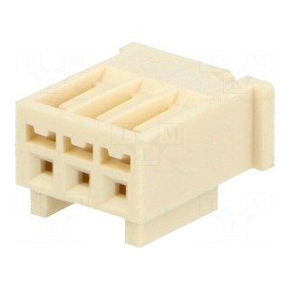 Plug | wire-wire/PCB | female | Mini-Latch | 2.5mm | PIN: 3 | for cable
