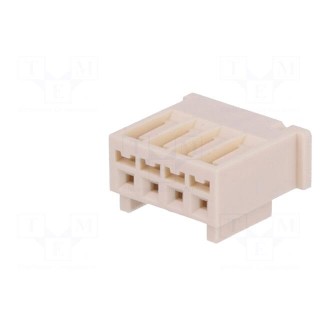 Plug | wire-wire/PCB | female | Mini-Latch | 2.5mm | PIN: 4 | for cable