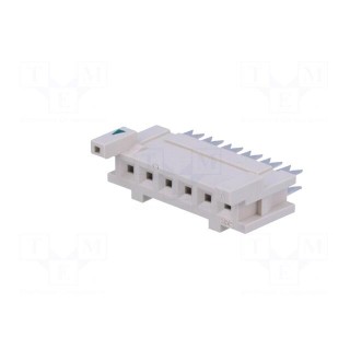 Wire-board | plug | female | DF1 | 2.5mm | PIN: 6 | without strain relief