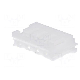Wire-board | plug | female | EH | 2.5mm | PIN: 4 | w/o contacts | for cable