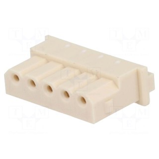 Wire-board | plug | female | SPOX | 2.5mm | PIN: 5 | w/o contacts | 250V