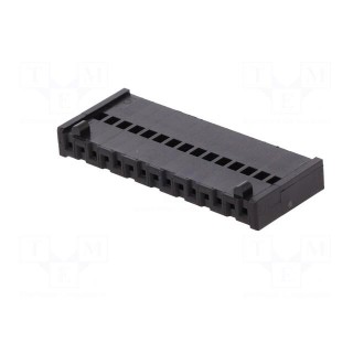 Wire-board | plug | female | Minimodul | 2.5mm | PIN: 15 | w/o contacts