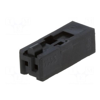 Plug | wire-board | female | Minimodul | 2.5mm | PIN: 2 | w/o contacts