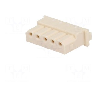 Wire-board | plug | female | SPOX | 2.5mm | PIN: 5 | w/o contacts | 250V