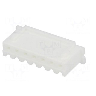Wire-board | plug | female | XH | 2.5mm | PIN: 7 | w/o contacts | for cable