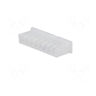 Wire-board | plug | female | XH | 2.5mm | PIN: 8 | w/o contacts | for cable