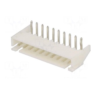 Wire-board | socket | male | A2501 | 2.5mm | PIN: 10 | THT | 250V | 3A | tinned