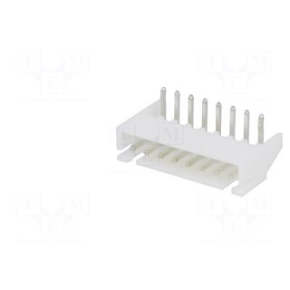 Wire-board | socket | male | A2501 | 2.5mm | PIN: 8 | THT | 250V | 3A | tinned