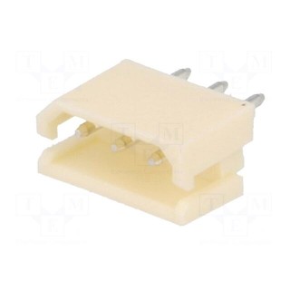 Socket | wire-board | male | A2506 | 2.5mm | PIN: 3 | THT | 250V | 3A | tinned