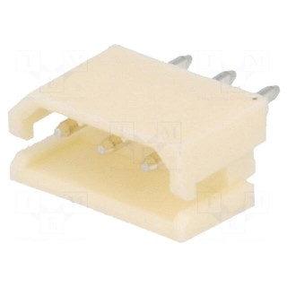 Wire-board | socket | male | A2506 | 2.5mm | PIN: 3 | THT | 250V | 3A | tinned