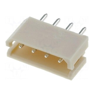 Wire-board | socket | male | A2506 | 2.5mm | PIN: 4 | THT | 250V | 3A | tinned