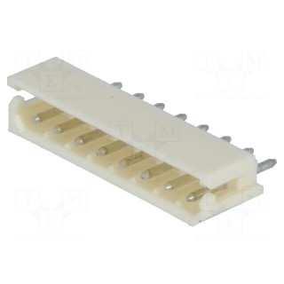 Wire-board | socket | male | A2506 | 2.5mm | PIN: 8 | THT | 250V | 3A | tinned