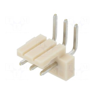 Wire-board | socket | male | DF1 | 2.5mm | PIN: 3 | THT | on PCBs | 250V | 3A