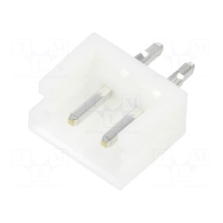 Socket | wire-board | male | EH | 2.5mm | PIN: 2 | THT | 250V | 3A | -25÷85°C