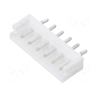 Socket | wire-board | male | EH | 2.5mm | PIN: 6 | THT | 250V | 3A | -25÷85°C