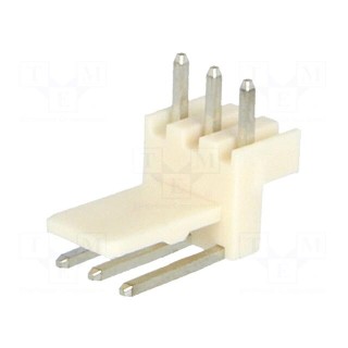 Socket | wire-board | male | Mini-Latch | 2.5mm | PIN: 3 | THT | 250V | 3A