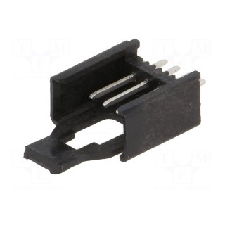 Wire-board | socket | male | Minimodul | 2.5mm | PIN: 4 | THT | on PCBs | 5A