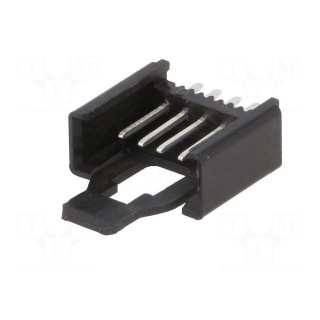 Wire-board | socket | male | Minimodul | 2.5mm | PIN: 5 | THT | on PCBs | 5A