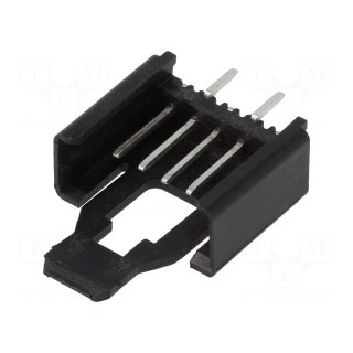 Socket | wire-board | male | Minimodul | 2.5mm | PIN: 5 | THT | on PCBs | 5A