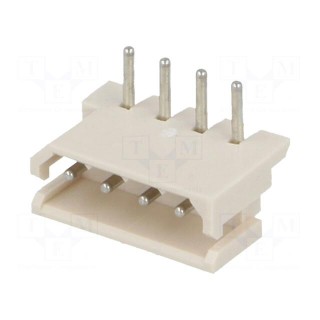 Wire-board | socket | male | SPOX | 2.5mm | PIN: 4 | THT | 3A | tinned | 250V